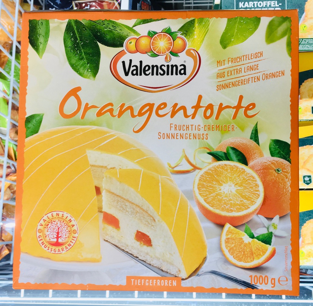 Valensina Orangentorte 1000G Tiefgefroren - naschkater.com - das ...
