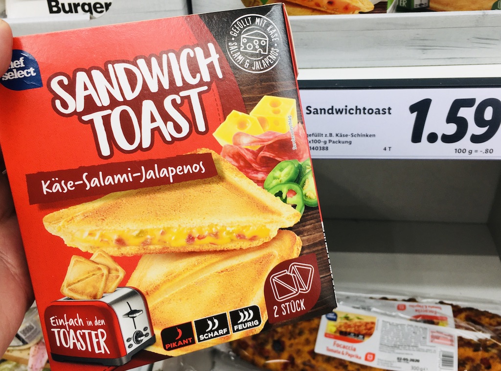 naschkater.com Käse-Salmi-Jalapenos Sandwich den - Toast 2er Süßigkeiten-Marketing-Blog - das für Toaster Select Chef