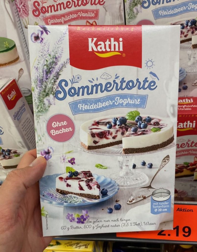 Kathi Backmischung Sommertorte HeidelbeereJoghurt das SüßigkeitenMarketingBlog
