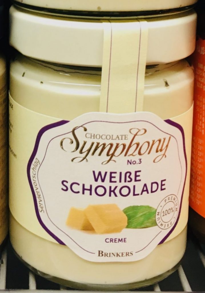 Chocolate Symphony Weiße Schokolade Creme Brotaufstrich - naschkater ...