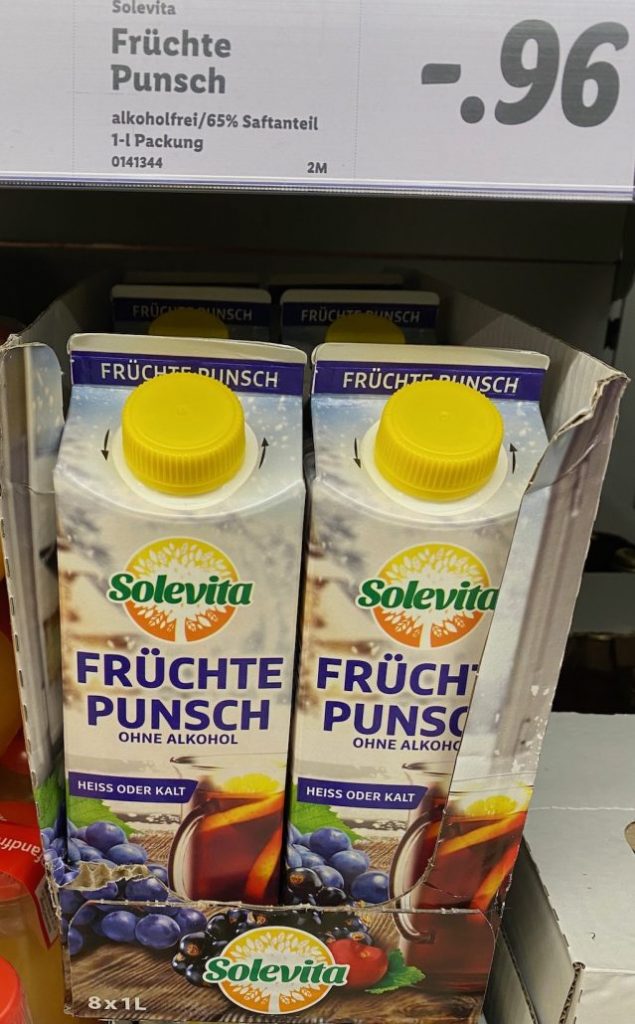 Lidl Solevita Früchtepunsch ohne Alkohol - naschkater.com - das ...